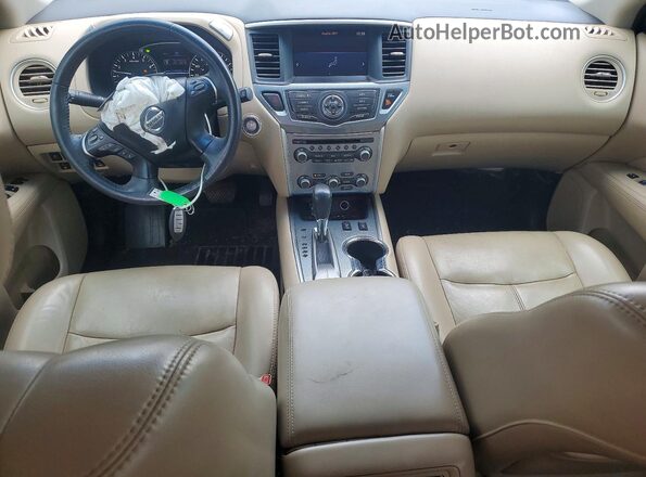 5N1DR2MN1HC627353 2017 NISSAN PATHFINDER Charcoal Widok deski rozdzielczej