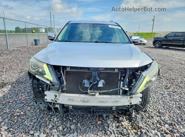 5N1DR2MN1HC640376 2017 NISSAN PATHFINDER Silver Front view