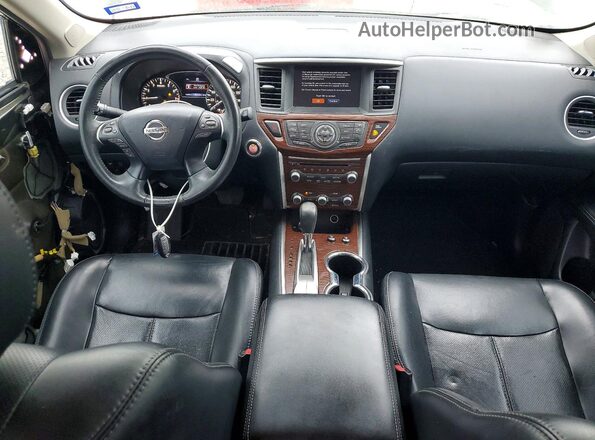 5N1DR2MN1HC645447 2017 NISSAN PATHFINDER Green წინა პანელის ხედი