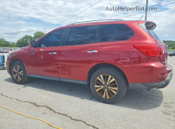 5N1DR2MN1HC672583 2017 NISSAN PATHFINDER Red Rear left