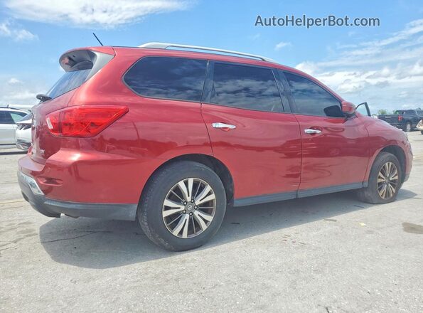 5N1DR2MN1HC672583 2017 NISSAN PATHFINDER Red Rear right