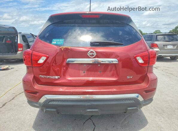 5N1DR2MN1HC672583 2017 NISSAN PATHFINDER Red Rear view