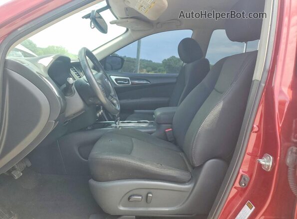 5N1DR2MN1HC672583 2017 NISSAN PATHFINDER Red Front interior view