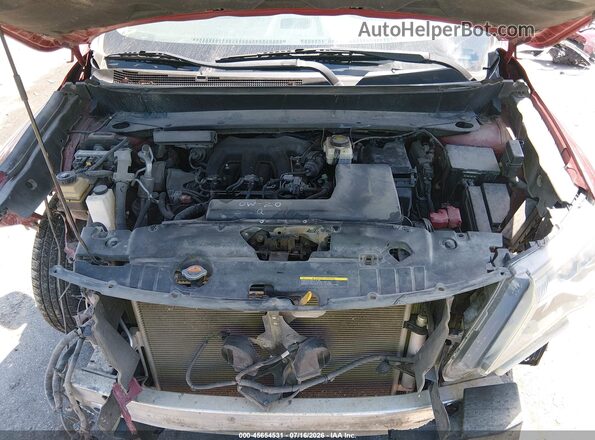 5N1DR2MN1HC677735 2017 NISSAN PATHFINDER Красный Вид сзади