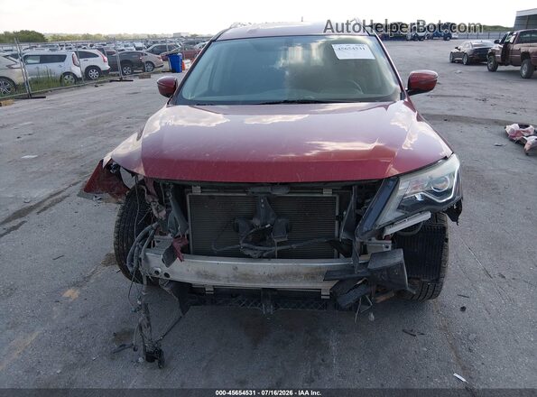 5N1DR2MN1HC677735 2017 NISSAN PATHFINDER Красный Вид спереди
