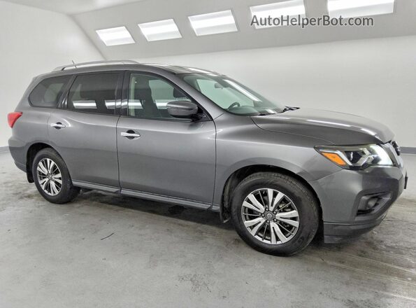 5N1DR2MN1JC621591 2018 NISSAN PATHFINDER Серебряный Передняя правая четверть