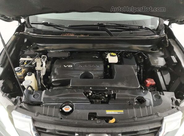 5N1DR2MN1JC621591 2018 NISSAN PATHFINDER Серебряный Вид подкапотного пространства