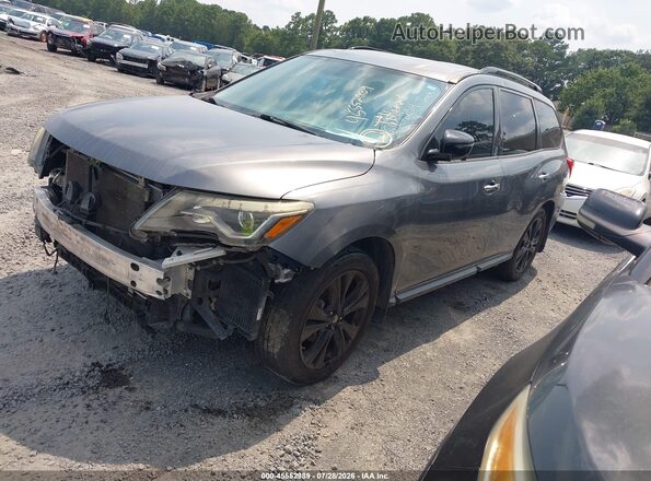 5N1DR2MN1JC640254 2018 NISSAN PATHFINDER Gray Przód lewy