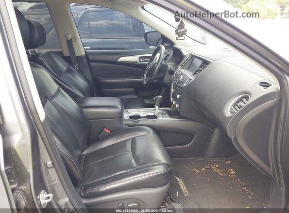 5N1DR2MN1JC640254 2018 NISSAN PATHFINDER Gray Widok wnętrza z przodu