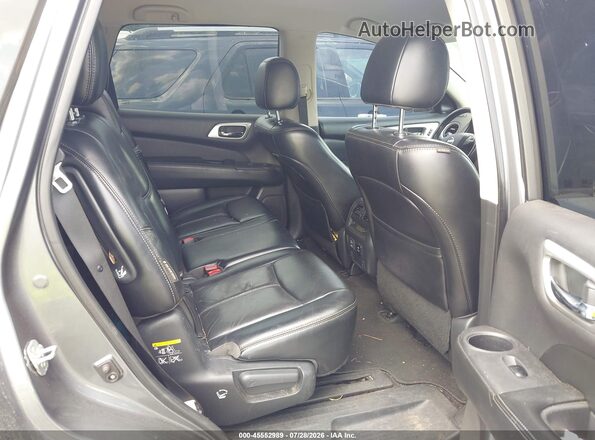 5N1DR2MN1JC640254 2018 NISSAN PATHFINDER Gray Widok naklejki z numerem VIN