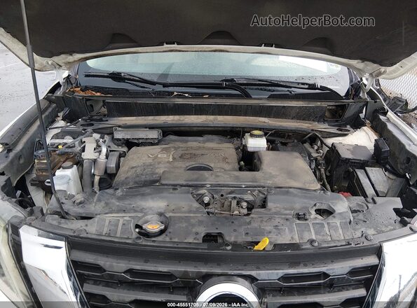 5N1DR2MN1JC666692 2018 NISSAN PATHFINDER White Вид ззаду
