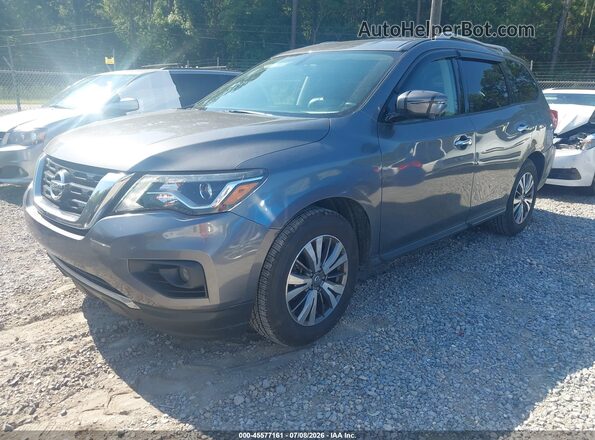 5N1DR2MN1KC610639 2019 NISSAN PATHFINDER Gray Առջևի ձախ երեք քառորդ տեսարան