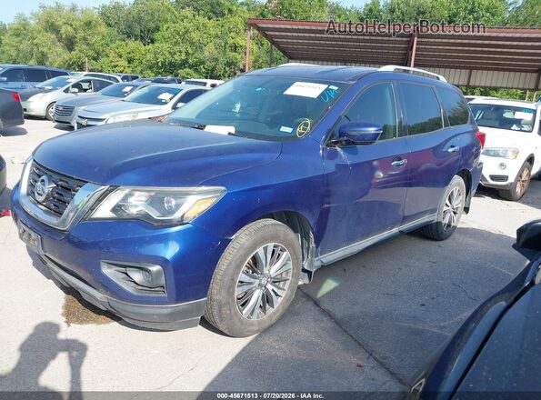 5N1DR2MN2HC611307 2017 NISSAN PATHFINDER Blue Przód lewy