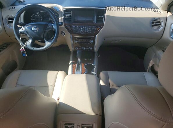 5N1DR2MN2HC616958 2017 NISSAN PATHFINDER White Առջևի վահանակի տեսք