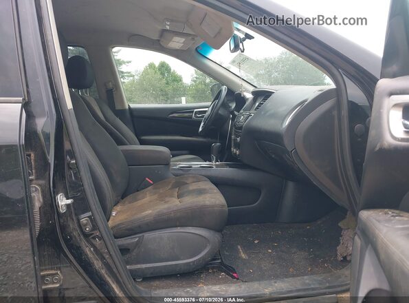 5N1DR2MN2HC656084 2017 NISSAN PATHFINDER Черный Вид салона спереди