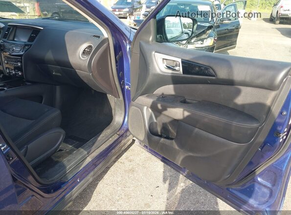 5N1DR2MN2HC665884 2017 NISSAN PATHFINDER Blue წინა სალონის ხედი