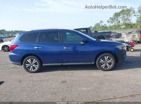 5N1DR2MN2HC665884 2017 NISSAN PATHFINDER Blue უკანა სალონის ხედი