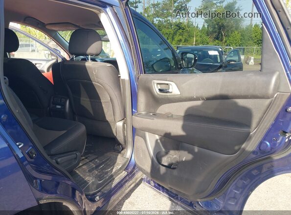5N1DR2MN2HC665884 2017 NISSAN PATHFINDER Blue VIN კოდის სტიკერის ხედი