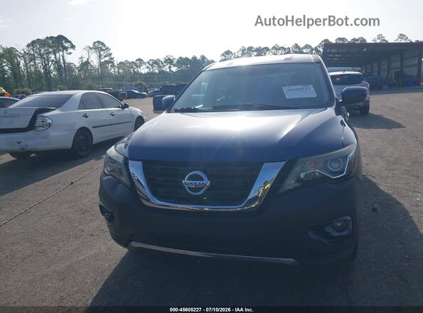5N1DR2MN2HC665884 2017 NISSAN PATHFINDER Blue ხელსაწყოთა პანელის ხედი