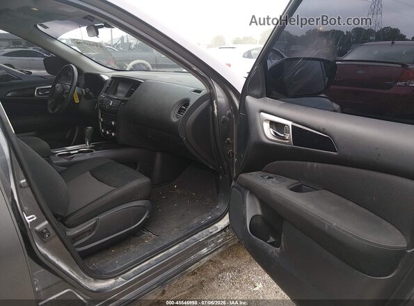 5N1DR2MN2HC668512 2017 NISSAN PATHFINDER Gray წინა სალონის ხედი
