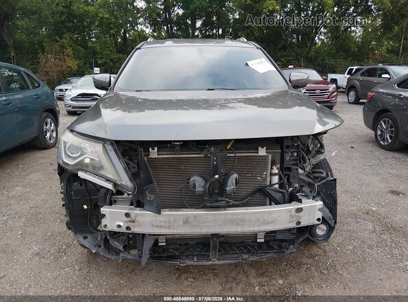 5N1DR2MN2HC668512 2017 NISSAN PATHFINDER Gray ხელსაწყოთა პანელის ხედი