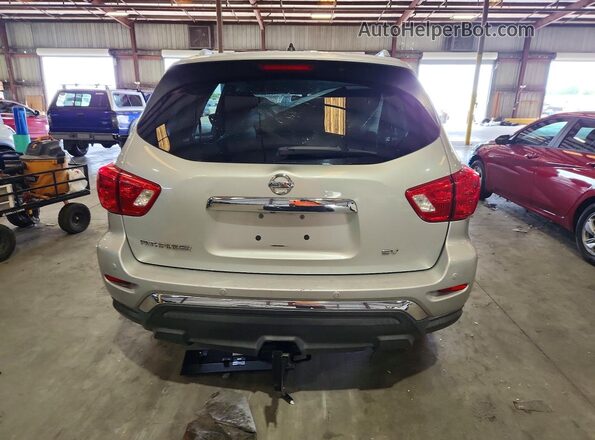 5N1DR2MN2HC677775 2017 NISSAN PATHFINDER Серебряный Вид сзади