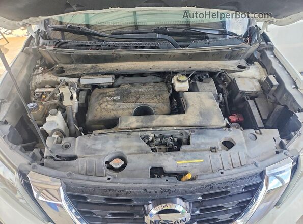 5N1DR2MN2KC610875 2019 NISSAN PATHFINDER White Engine compartment view