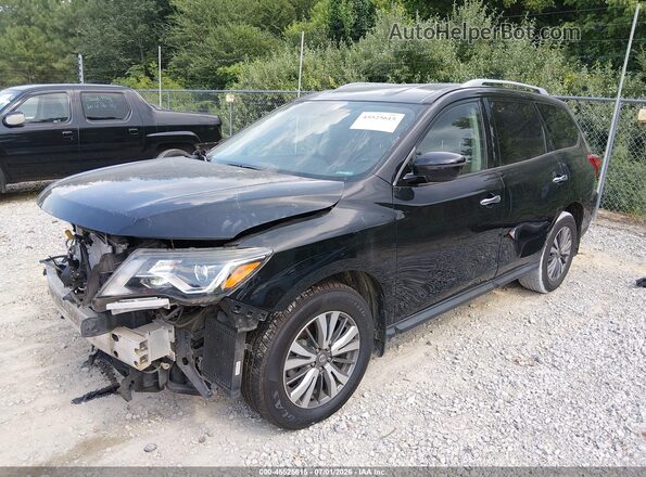 5N1DR2MN2KC615168 2019 NISSAN PATHFINDER Black Առջևի ձախ երեք քառորդ տեսարան