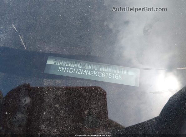 5N1DR2MN2KC615168 2019 NISSAN PATHFINDER Black Շարժիչի բաժամունքի տեսք