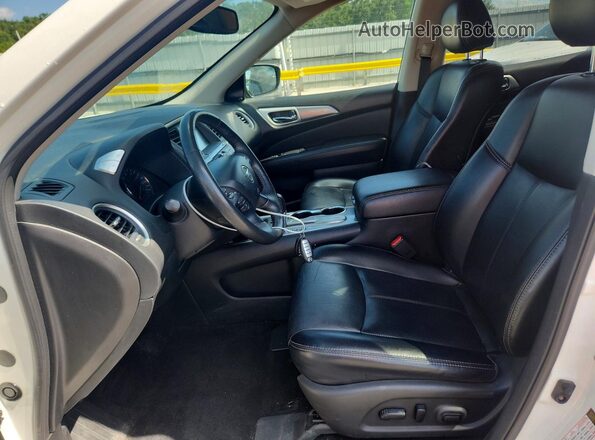 5N1DR2MN2KC626932 2019 NISSAN PATHFINDER White Widok wnętrza z przodu
