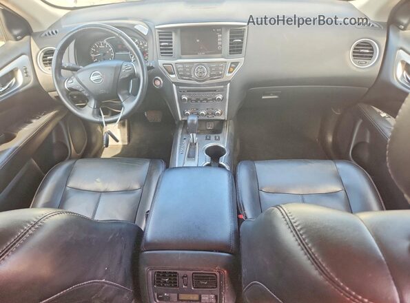 5N1DR2MN2KC626932 2019 NISSAN PATHFINDER White Widok deski rozdzielczej