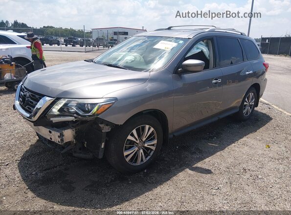 5N1DR2MN2KC639325 2019 NISSAN PATHFINDER Gray Առջևի ձախ երեք քառորդ տեսարան