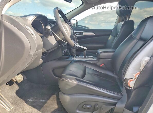 5N1DR2MN2KC642838 2019 NISSAN PATHFINDER White Vista interior delantera