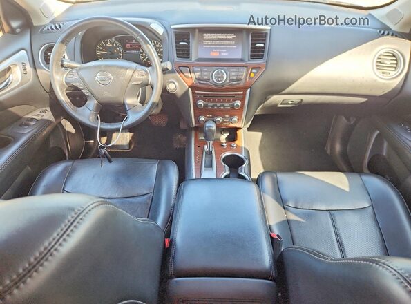 5N1DR2MN3HC612904 2017 NISSAN PATHFINDER White წინა პანელის ხედი
