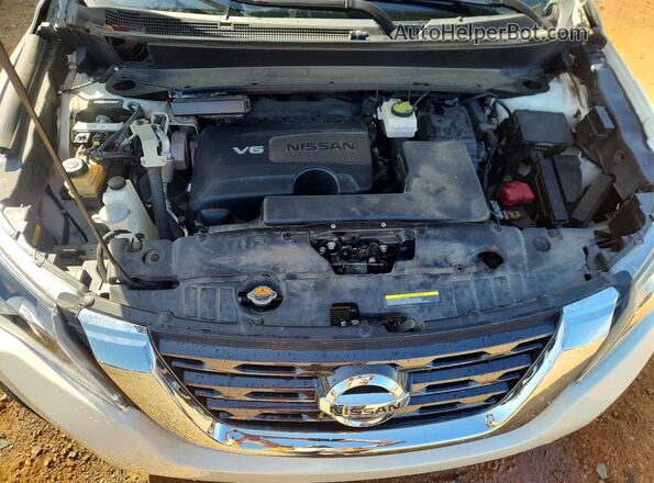 5N1DR2MN3HC612904 2017 NISSAN PATHFINDER White ძრავის განყოფილების ხედი