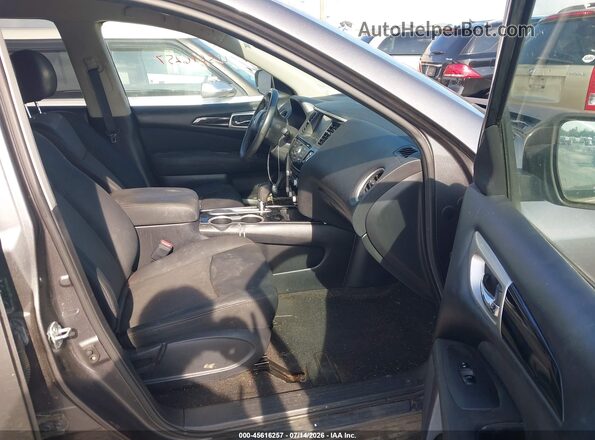 5N1DR2MN3HC673542 2017 NISSAN PATHFINDER Gray Front interior view