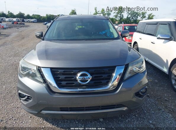 5N1DR2MN3HC673542 2017 NISSAN PATHFINDER Gray Instrument cluster view