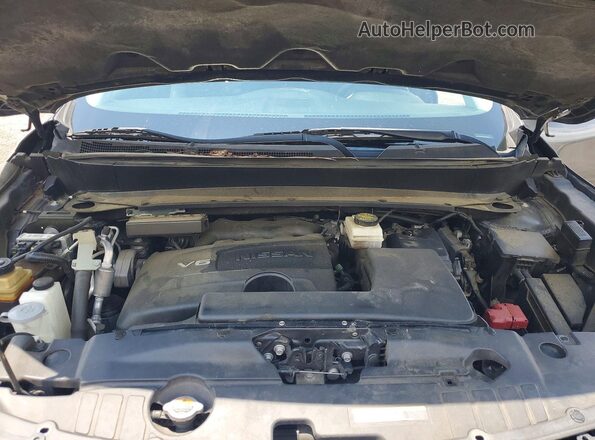 5N1DR2MN3HC689160 2017 NISSAN PATHFINDER Gray Вид задньої частини салону