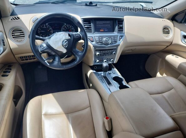 5N1DR2MN3HC694164 2017 NISSAN PATHFINDER Белый Вид панели приборов