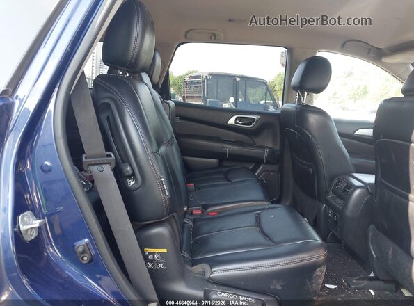 5N1DR2MN3JC602489 2018 NISSAN PATHFINDER Blue VIN კოდის სტიკერის ხედი