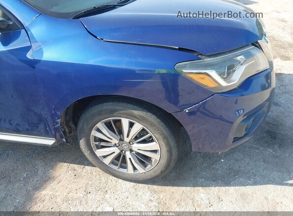 5N1DR2MN3JC602489 2018 NISSAN PATHFINDER Blue წინა ხედი