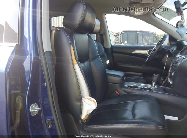 5N1DR2MN3JC602489 2018 NISSAN PATHFINDER Blue წინა სალონის ხედი