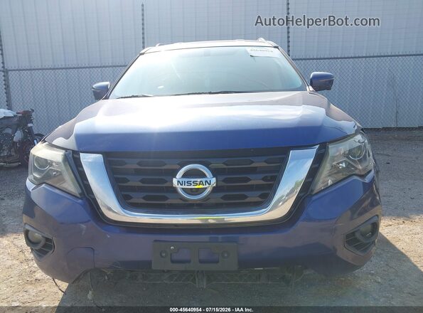 5N1DR2MN3JC602489 2018 NISSAN PATHFINDER Blue ხელსაწყოთა პანელის ხედი