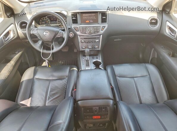 5N1DR2MN3JC643995 2018 NISSAN PATHFINDER Black Առջևի վահանակի տեսք
