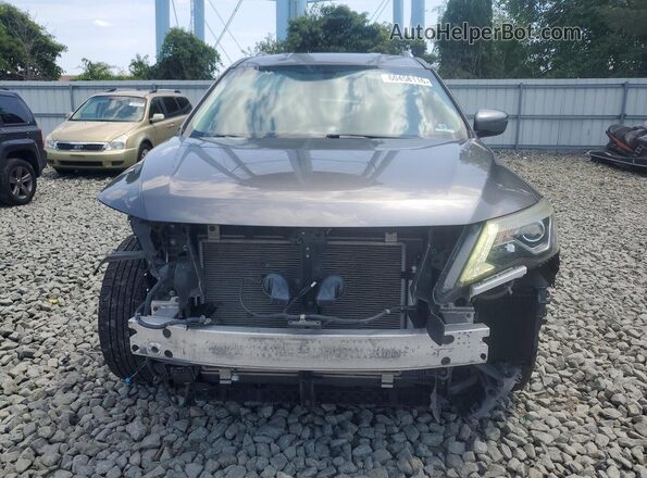 5N1DR2MN3JC672378 2018 NISSAN PATHFINDER Gray Widok z przodu