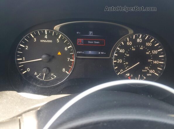 5N1DR2MN3JC672378 2018 NISSAN PATHFINDER Gray Widok zestawu wskaźników