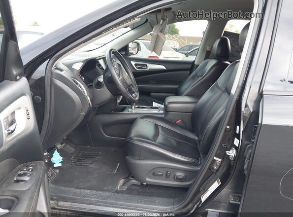 5N1DR2MN3KC585212 2019 NISSAN PATHFINDER Black Front interior view