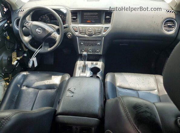 5N1DR2MN4HC600700 2017 NISSAN PATHFINDER Gray Widok deski rozdzielczej