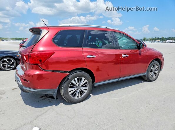 5N1DR2MN4HC611020 2017 NISSAN PATHFINDER Burgundy Trasero derecho