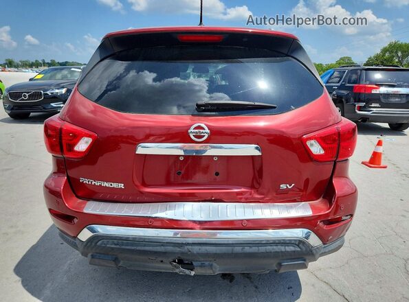 5N1DR2MN4HC611020 2017 NISSAN PATHFINDER Burgundy Vista trasera